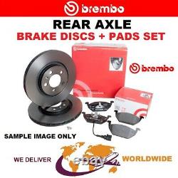 BREMBO Rear BRAKE DISCS + PADS for LANDROVER RANGE ROVER SPORT 2.7D 4x4 2005-13