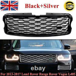 Black Chrome Facelift Look Front Grill Grille For Range Rover L405 Vogue 2013-17