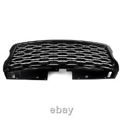 Black Chrome Facelift Look Front Grill Grille For Range Rover L405 Vogue 2013-17