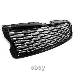 Black Chrome Facelift Look Front Grill Grille For Range Rover L405 Vogue 2013-17