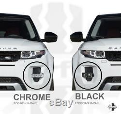 Black Edition Style Front Bumper Fog Lights lamp Range Rover Evoque Dynamic pure