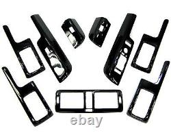 Black Gloss interior upgrade kit for Range Rover L322 Autobiography trim door