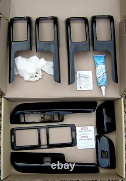 Black Gloss interior upgrade kit for Range Rover L322 Autobiography trim door