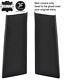 Black & Grey Leather 2x Lower B Pillar Covers For Range Rover Sport 2005-2013