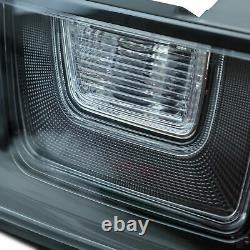 Black LED rear lights for Range Rover Evoque smoked tinted back tail lamps lens