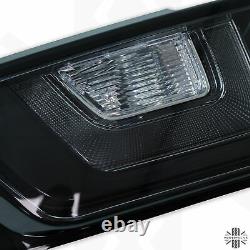 Black LED rear lights for Range Rover Evoque smoked tinted back tail lamps lens