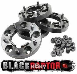 Black Raptor Hubcentric 30mm Aluminium Land Rover Defender Wheel Spacers 90 110