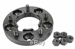 Black Raptor Hubcentric 30mm Aluminium Land Rover Defender Wheel Spacers 90 110