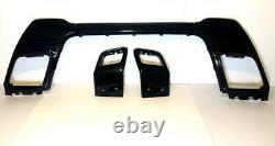 Black Rear Bumper Tow Eye Kit Inc Black Exhaust Tips RR Evoque 2011-18