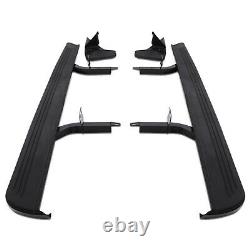 Black Running Board Side Steps Rails For Land Rover Range Rover Vogue L322 01-12