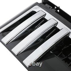 Black Sva Look Front Grill Grille Side Vents For Range Rover Sport L320 05-09