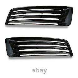 Black Sva Style Look Front Grille Side Vent Air Ducts For Range Rover L405 13-17