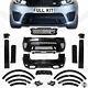 Body Kit Svr Style For Range Rover Sport L494 2013-17 Front + Rear Bumper Black