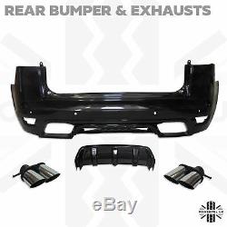 Body kit SVR Style for Range Rover Sport L494 2013-17 Front + Rear Bumper Black