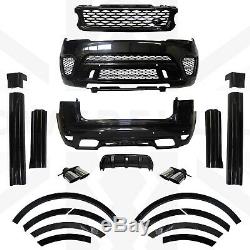 Body kit SVR Style for Range Rover Sport L494 2013-17 Front + Rear Bumper Black