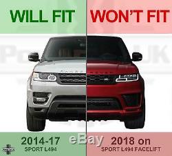 Body kit SVR Style for Range Rover Sport L494 2013-17 Front + Rear Bumper Black