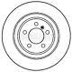 Borg & Beck Pair Of Brake Disc Rotor Bbd5997s Fits Front