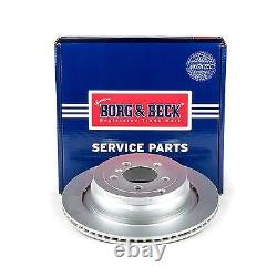 Borg & Beck Rear Brake Disc Fits Land Rover Range Rover 3.6 D 4x4 2002-2012