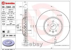 Brake Disc Front Internally Vented For Range Rover Evoque 2.0 P200 FLEX MHEV 4x4