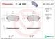 Brembo Disc Brake Brake Pad Set P44028 For Land Rover