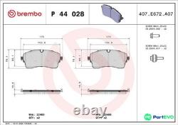 Brembo Disc Brake Brake Pad Set P44028 For Land Rover