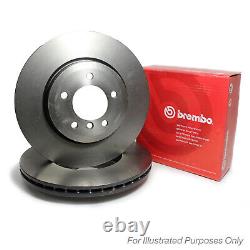 Brembo Rear Brake Discs Vented For Land Rover Range Rover Velar LY 2.0 D 4x4