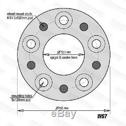 Bulldog 30mm Wheel Spacers for Range Rover L322 & Range Rover Sport