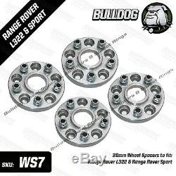 Bulldog 30mm Wheel Spacers for Range Rover L322 & Range Rover Sport