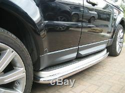 CHROME SIDE BARS for Range Rover SPORT steps tubes TDV8 2005-2011 HSE HST New