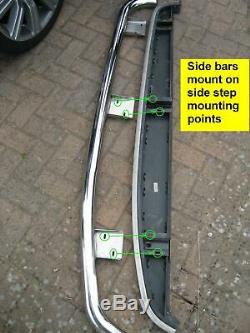 CHROME SIDE BARS for Range Rover SPORT steps tubes TDV8 2005-2011 HSE HST New