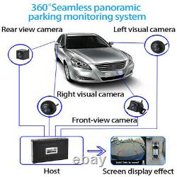 Car 12V 360° HD Bird View Panoramic System Parking Rearview 4 Camera DVR