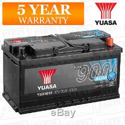 Car Battery YBX9019 AGM Stop Start Plus 12V 850CCA 95Ah T1 Terminal by Yuasa