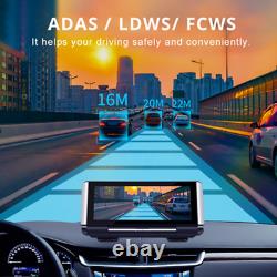 Car Centre Consoles DVR 7 Android FHD 4G WIFI ADAS Driving Recorder Dual Lens