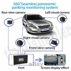 Car DVR Panoramic System Bird View 360 Degree Front/Rear/Left/Right Waterproof