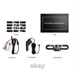 Car Headrest Monitor Rear Seat Video Player Music Touch Screen 13.5in Rotatable