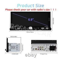 Car MP5 Player Stereo Radio Bluetooth Touch Screen With4LED Rear Camera