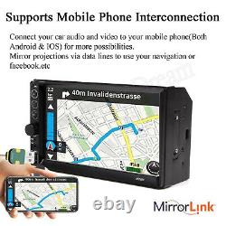 Car Radio Audio Stereo MP5 Multimedia Player 2Din Bluetooth MirrorLink For GPS