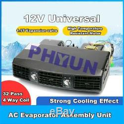 Car Truck Underdash 12V Air Conditioner Evaporator Unit A/C Compressor 3 Speed