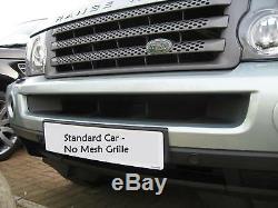 Chrome Bentley style lower MESH GRILLE for Range Rover Sport front bumper grill