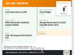 Control Arm Axle Right Front for Range Rover Sport LS 10-13 LR014619