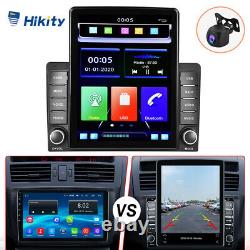 Double 2Din 9.5'' Car Stereo Radio Apple Carplay For GPS Navi WIFI BT with AHD Cam