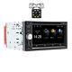 Double Din Car Stereo Radio Carplay Bluetooth 6.2in Mp5 Player Usb With8led Camera