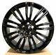 Dynamic Style 22x9.5 Gloss Black Wheels Fit Land Rover Range Rover Hse Svr