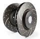 Ebc Turbo Grooved Rear Solid Brake Discs For Ford S-max 2.0 (2006 12)