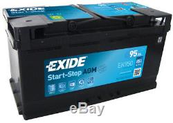 EK950 4 Year Warranty Exide Start Stop AGM Battery 95AH 850CCA