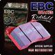 Ebc Redstuff Pads Dp31542c For Land Rover Range Rover 4.4 Vin 6a0000001 2005-07