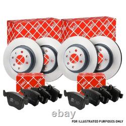 FEBI Front + Rear Brake Discs + Brake Pads Fits Land Rover Range Rover Evoque FEBI Front + Rear Brake Discs + Brake Pads Fits Land Rover Range Rover Evoque