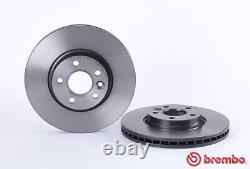 FORD MONDEO Hatchback Brembo Coated Brake Discs Front 2007-2015 Pair