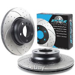 FRONT DRILLED GROOVED 330mm BRAKE DISCS FOR BMW 3 SERIES F30 325d 328i 330d 335i