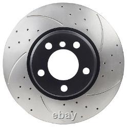 FRONT DRILLED GROOVED 330mm BRAKE DISCS FOR BMW 3 SERIES F30 325d 328i 330d 335i